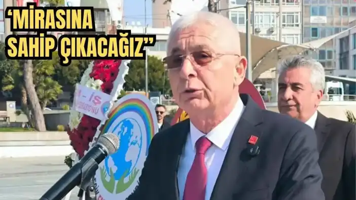 Atatürk’ün Antalya’ya Gelişinin Yıldönümünde CHP Antalya Çelenk Sundu