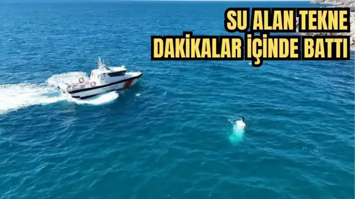 Alanya’da Korku Dolu Anlar! Batan Balıkçı Teknesinden 3 Kişi Son Anda Kurtuldu