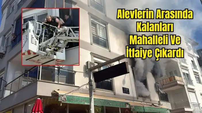 Kepez'de Apartman Yangını: 6 Kişi Mahsur Kaldı: 