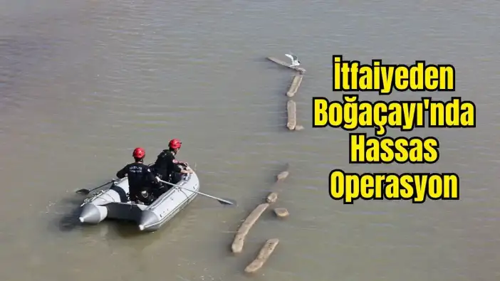 Boğaçayı'nda Misinaya Takılan Martıyı Ekipler Kurtardı