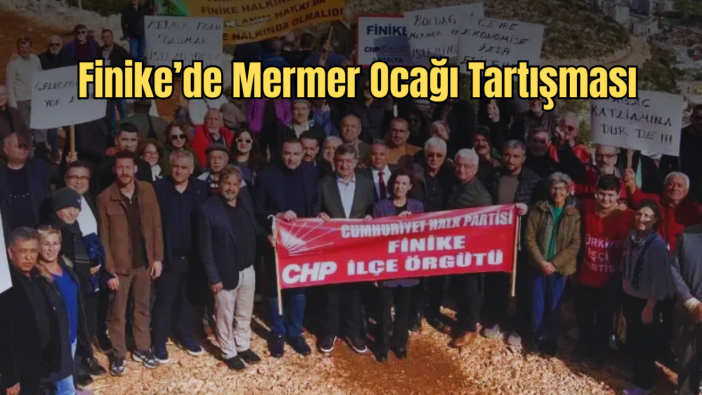 Finike’de Mermer Ocağına ÇED Onayı: Başkan Geyikçi Tepki Gösterdi