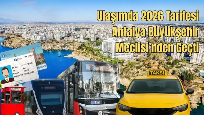 Antalya'da Ulaşıma Zam Geldi