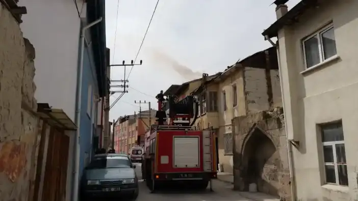 Burdur’da Baca Yangını Korkuttu
