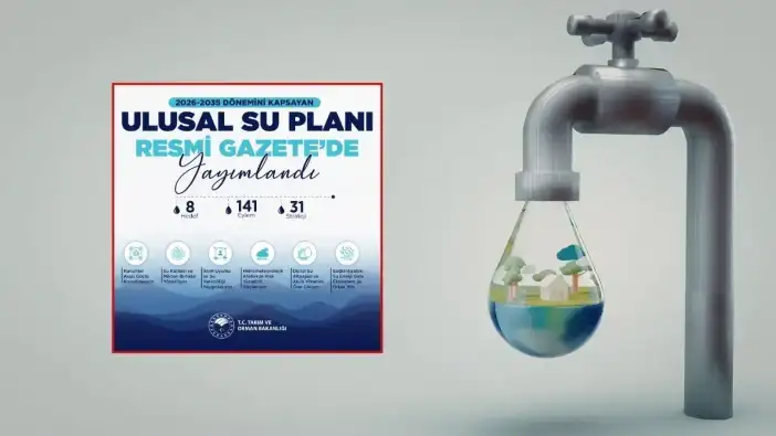 Türkiye'nin 10 Yıllık Su Haritası Netleşti: 141 Eylemli 2026-2035 Ulusal Su Planı