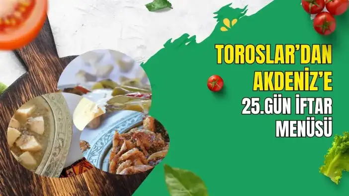 25. Gün İftar Menüsü: Ayva Yemeği, Bakla Pilavı, Yoğurtlama, Kak