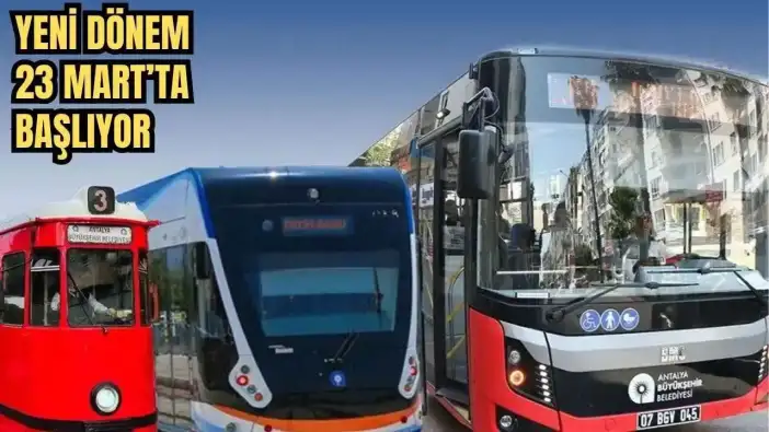 Antalya’da Ulaşımda Yeni Dönem Başlıyor! Aktarma Ücreti Kaldırıldı