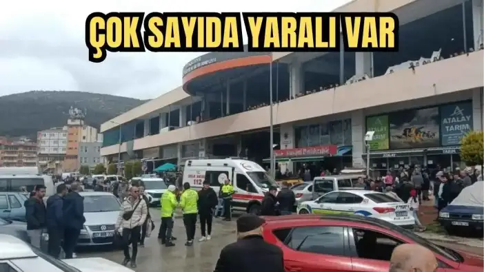 Bucak'ta Pazar Yerinde Bıçaklı Kavga! 5 Kişi Yaralandı