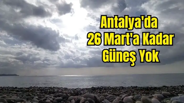 Antalya İçin 5 Günlük Alarm Verildi: Sahilde Sağanak, Yüksekte Kar