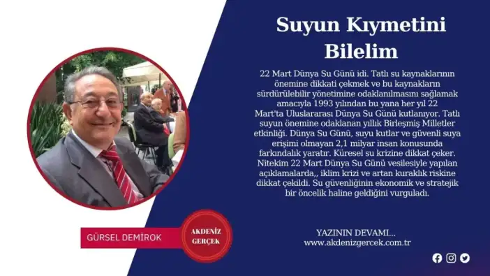 Suyun Kıymetini Bilelim