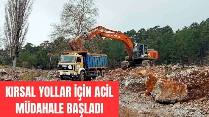 Alanya’da Heyelan Sonrası Yol Seferberliği: Kırsal Ulaşım Yeniden Açılıyor