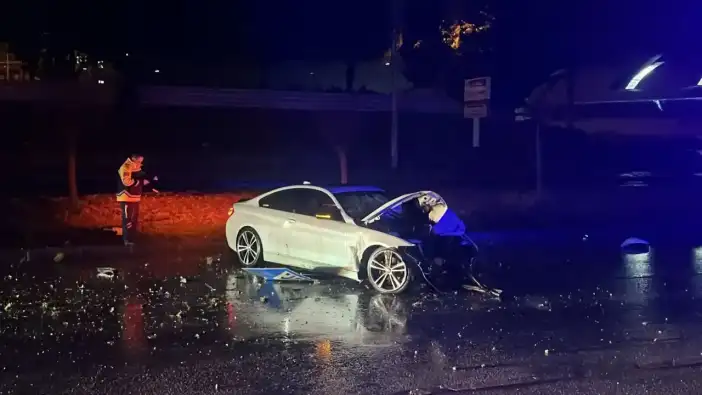 Burdur'da Yağış Kazayı Getirdi