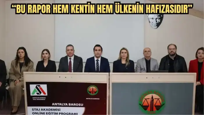 Antalya Barosu’ndan Dikkat Çeken '19 Mart' Raporu! 250 Gözaltı, 170 Dava