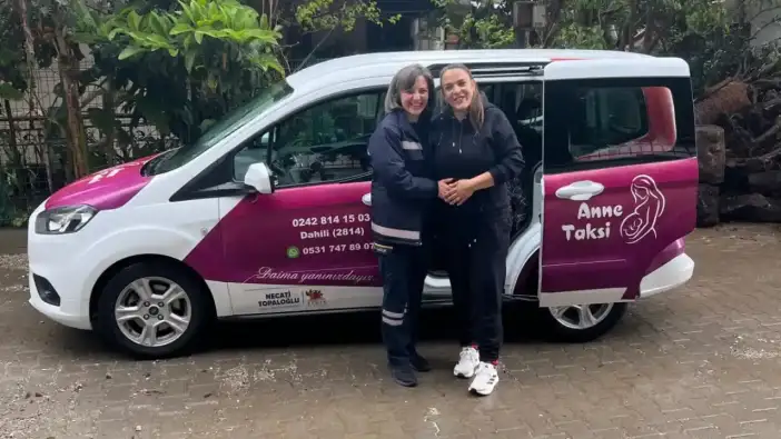 Kemer’de "Anne Taksi" Yola Çıktı