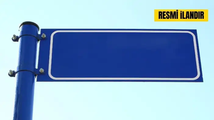 Yön Bilgilendirme Direği ve Sokak Levhası Satın Alınacak