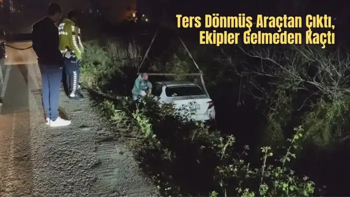 Manavgat’ta Kanala Uçan Kiralık Aracın Sürücüsü Sır Oldu