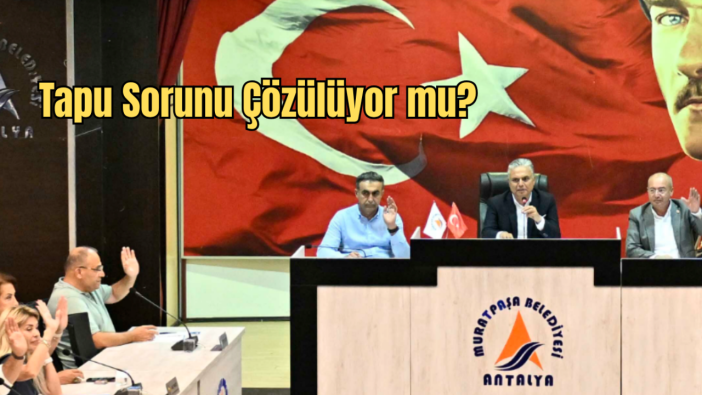 Muratpaşa Belediye Meclisi’nde Ermenek Mesaisi