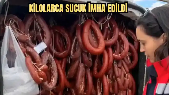 Serik’te Sağlıksız Gıdaya Geçit Yok! 176 Kg Sucuk İmha Edildi