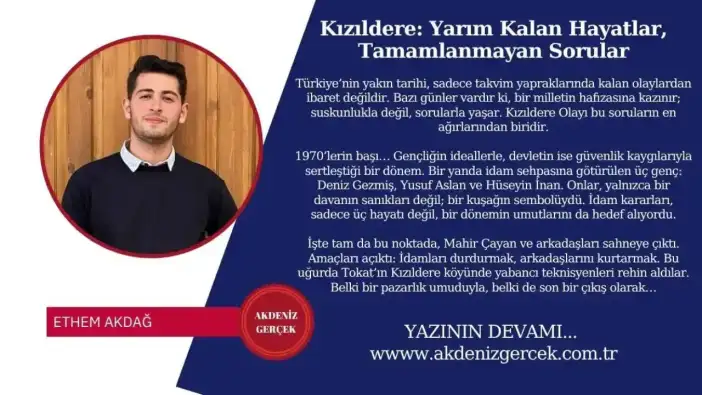 Kızıldere: Yarım Kalan Hayatlar, Tamamlanmayan Sorular