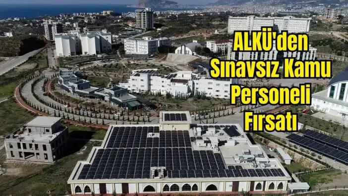 Alanya Alaaddin Keykubat Üniversitesi Sözleşmeli Personel Arıyor