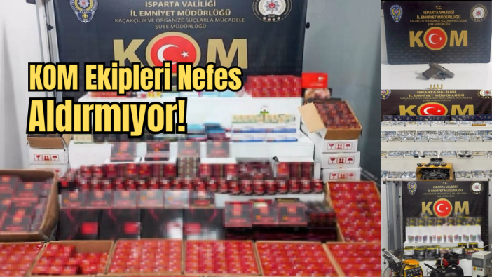Isparta'da Kaçakçıların Deposu Patlatıldı!