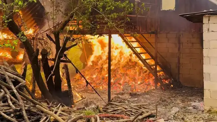 Antalya’da Müstakil Ev Alev Topuna Döndü: Mahalleli Sokağa Döküldü!