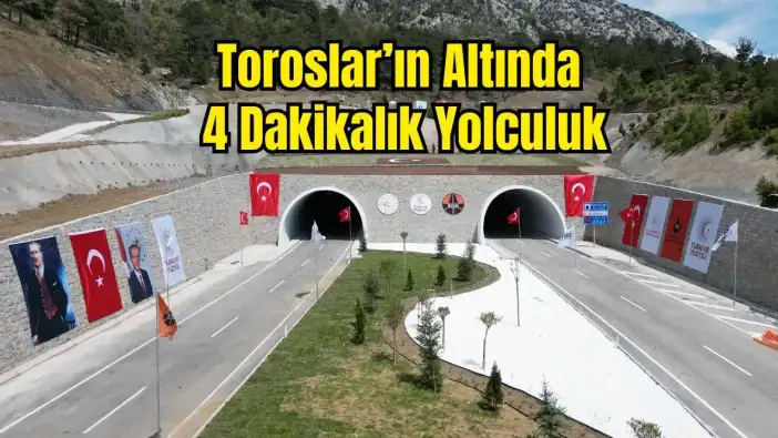 Bakan Uraloğlu'ndan Demirkapı Tüneli Paylaşımı: Antalya-Konya Geçişi 4 Dakika