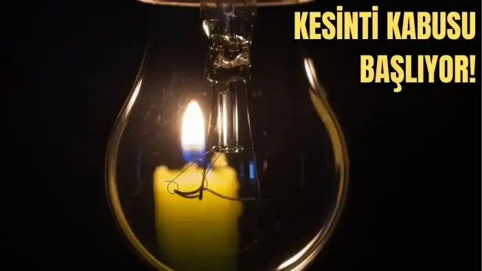 Antalya ve İlçelerinde 3 Günlük Elektrik Kesintisi Başlıyor! 7-8-9 Nisan Elektrik Kesintisi