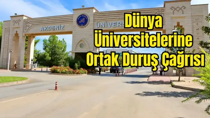 Akdeniz Üniversitesi’nden İsrail’in İdam Kararına Sert Kınama