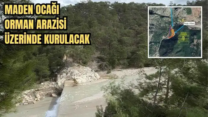 Antalya Valiliği'nden Çandır Çayı'na Maden Ocağı Projesi! ÇED Süreci Başlatıldı