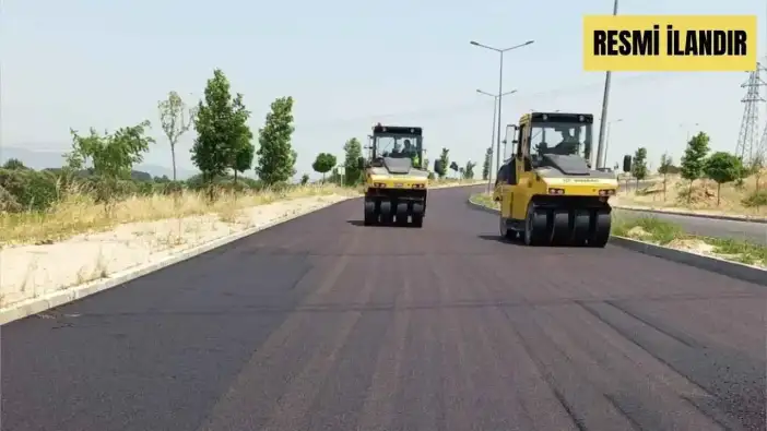 Bitümlü Sıcak Kaplama Binder, Serilmesi ve Sıkıştırılması Yaptırılacak