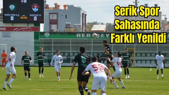 Serik Spor Darma Duman! Evinde 6 Gole Direnemedi