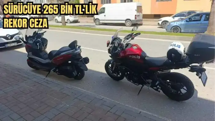 Manavgat'ta Polisten Kaçışın Bedeli Ağır Oldu! Sürücüye 265 Bin TL Ceza