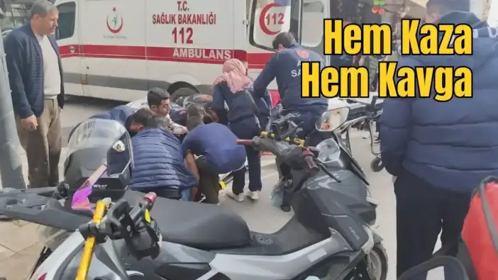 Manavgat’ta Kaza Sonrası Ortalık Karıştı