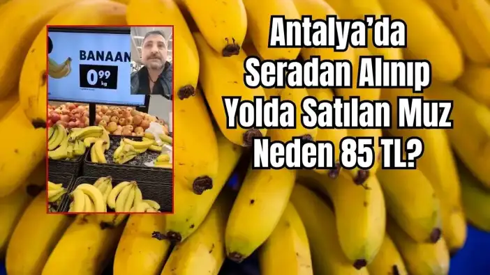 Gurbetçinin Muz İsyanı! Finlandiya'da 51 Lira, Antalya'da 85 Lira