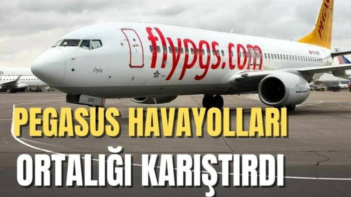 Pegasus Havayolları Ortalığı Karıştırdı