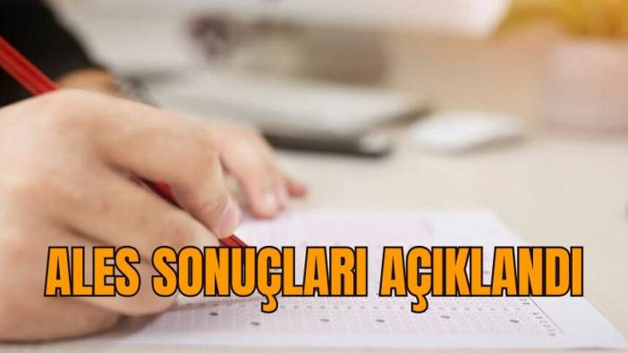 ALES sonuçları açıklandı.