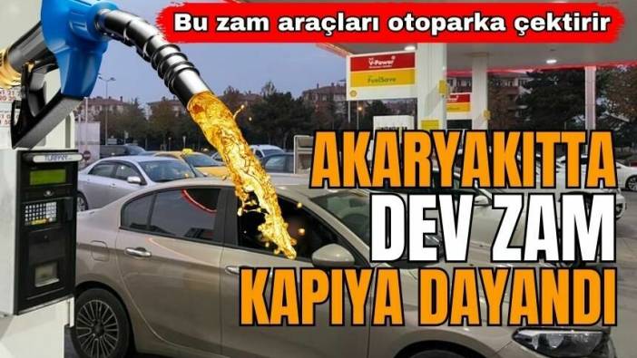 Akaryakıt zammı durmak bilmiyor: Benzine bir dev zam daha!