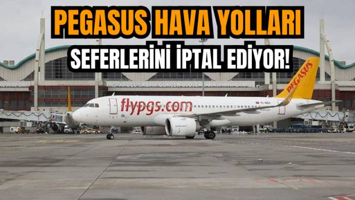 Pegasus Hava Yolları Seferlerini İptal ediyor!