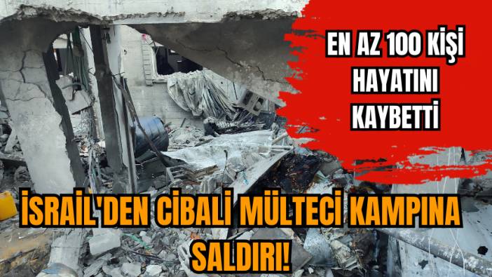 İsrail Cibali mülteci kampına saldırdı! En Az 100 ölü var 