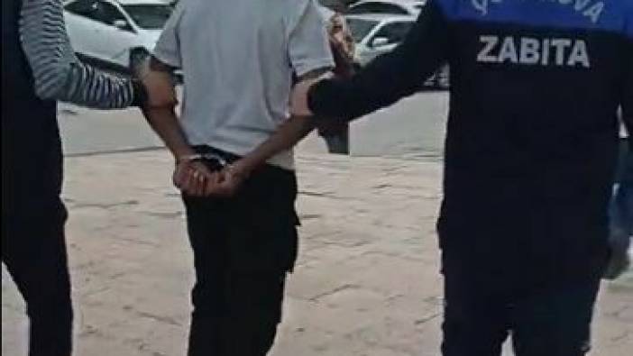 Trafikte dilenen ve cam silen kişiler gözaltına alındı