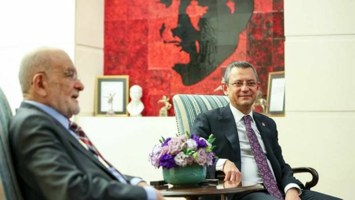 Özgür Özel Temel Karamollaoğlu ile bir araya geldi