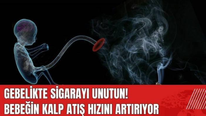 Gebelikte sigarayı unutun! Bebeğin kalp atış hızını artırıyor