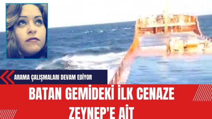 Batan Gemideki ilk cenaze Zeynep'e Ait
