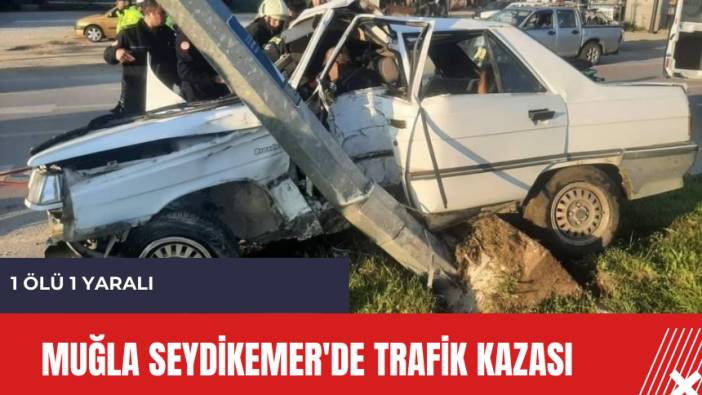 Muğla Seydikemer'de trafik kazası: 1 öl* 1 yaralı