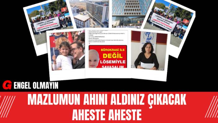 Mazlumun ahını aldınız çıkacak aheste aheste