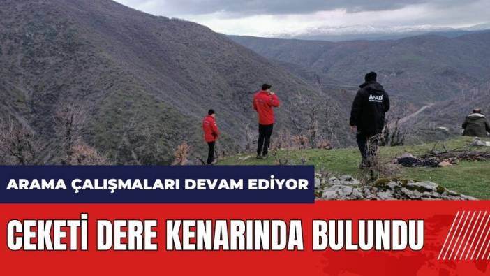 Hizan'da yaşlı adam kayboldu! Ceketi dere kenarında bulundu