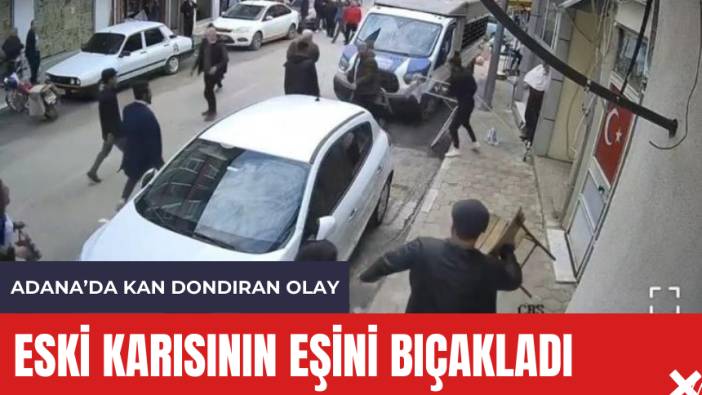 Eski karsının eşini bıçakladı!