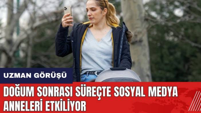 Doğum sonrası süreçte sosyal medya anneleri etkiliyor