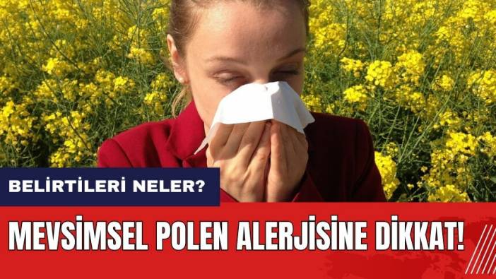 Mevsimsel polen alerjisine dikkat! Polen alerjisi belirtileri neler?