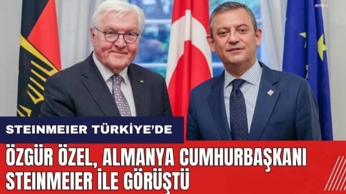 Özgür Özel Almanya Cumhurbaşkanı Steinmeier ile görüştü